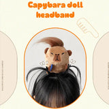 Cute Capybara Doll Hair Clip Headband