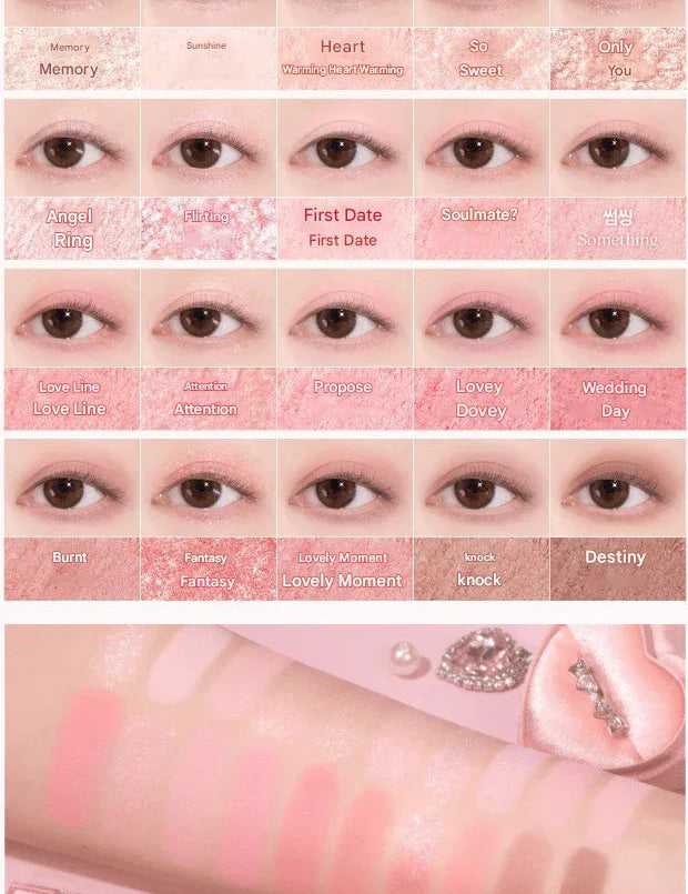 Dasique - Mood Shadow Palette Sweet Heart Collection - 7 Colors