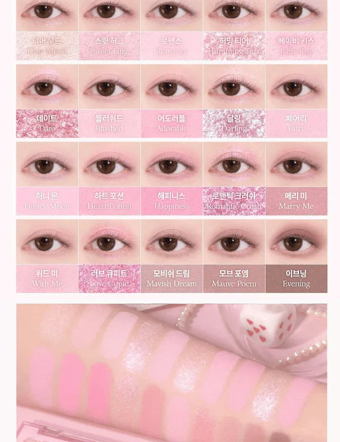 Dasique - Mood Shadow Palette Sweet Heart Collection - 7 Colors